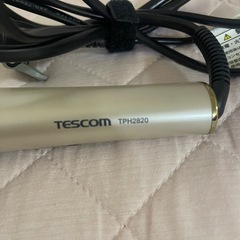 TESCOM 2WAYブラシヘアアイロン TPH2820 ゴールド ヘアアイロンの画像