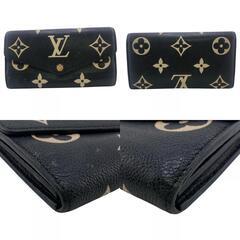 ルイヴィトン LOUIS VUITTON 長財布 モノグラムアンプラント ポルトフォイユサラ M80496 ブラックの画像