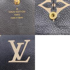 ルイヴィトン LOUIS VUITTON 長財布 モノグラムアンプラント ポルトフォイユサラ M80496 ブラックの画像