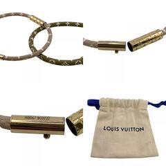 ルイヴィトン LOUIS VUITTON ブレスレット モノグラム ブラスレ デュオグラム バングル M8067 ピンクの画像