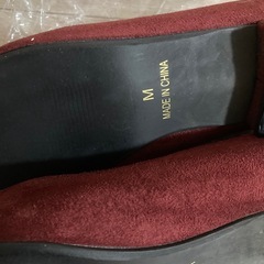 パンプス 靴wine redの画像