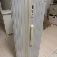 大きめキャリーケース白の画像