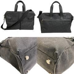 ダンヒル Dunhill ビジネスバッグ ディーエイト 2WAY ボストンバッグ ハンド ショルダー ブラックの画像