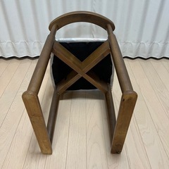 アンティーク　昭和レトロ ドレッサーチェア 椅子 スツール 木フレームの画像