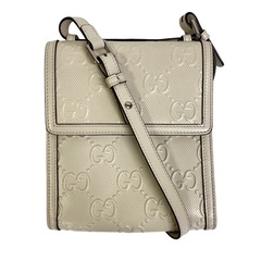 グッチ GUCCI ショルダーバッグ GGエンボス ワンショルダー 斜め掛け メッセンジャーバッグ 625782 ホワイトの画像