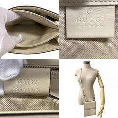 グッチ GUCCI ショルダーバッグ GGエンボス ワンショルダー 斜め掛け メッセンジャーバッグ 625782 ホワイトの画像