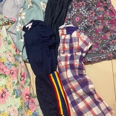 キッズ　120 ワンピース　オールインワンの画像
