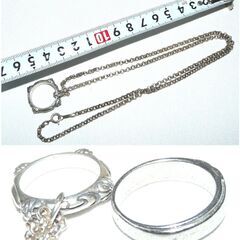 配達先決定🚚　無料配達します🚚お兄系💖シルバー💖ネックレス💖リング💖の画像