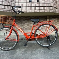 ☆　ブリヂストン　２６インチ　ステップクルーズ　オレンジ　内装3段　☆の画像