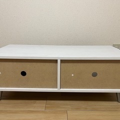 スライド扉付き 収納ローボードの画像