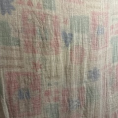 無印良品ダブル掛け布団シーツとシングルシーツ２枚の画像