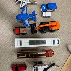 乗り物セットの画像
