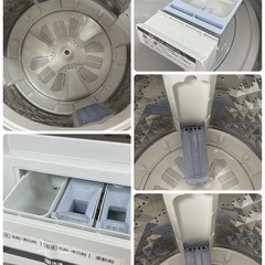R502 ☀️ ジモティー限定特別価格！ Panasonic 洗濯乾燥機 （洗濯：8.0㎏ 乾燥：4.5㎏）18年製 NA-FD80H5 ⭐ 動作確認済 ⭐ クリーニング済の画像