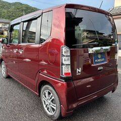 【総額コミコミ】広島発プライムゲート25年NBOX　GターボSSパッケージ　車検令和８年８月まで！　超美車☆状態良好☆　両側パワースライドドア　HIDヘッドライト　純正14インチアルミホイール　クルーズコントロール　スマートキー　ブラック内装　タイミングチェーン　軽自動車　格安の画像
