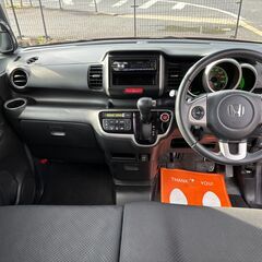 【総額コミコミ】広島発プライムゲート25年NBOX　GターボSSパッケージ　車検令和８年８月まで！　超美車☆状態良好☆　両側パワースライドドア　HIDヘッドライト　純正14インチアルミホイール　クルーズコントロール　スマートキー　ブラック内装　タイミングチェーン　軽自動車　格安の画像
