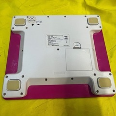 【中古】¥1,000 体重計　ドリテック　ピンク【II088】 の画像