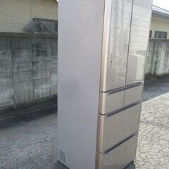 日立　ノンフロン冷蔵庫　R-XG4800G　475L　自動製氷用浄水フィルター新品付の画像