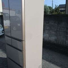 日立　ノンフロン冷蔵庫　R-XG4800G　475L　自動製氷用浄水フィルター新品付の画像