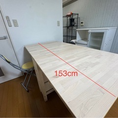 【9月締切】IKEAの折り畳みテーブル！とても便利なテーブルなので是非⭐︎の画像