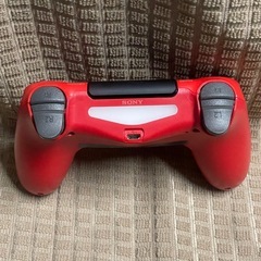 PS4コントローラー赤中古品①　の画像