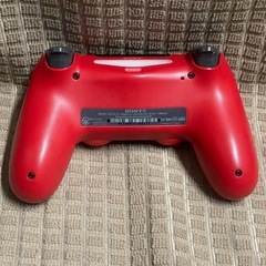 PS4コントローラー赤中古品①　の画像