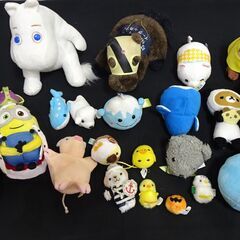 まとめ　ぬいぐるみ　スヌーピー　キティ　マイメロ　トムとジェリー　おさるのジョージ　ムーミン　ミニオンズ　その他の画像