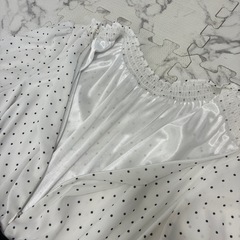 ミシェルマカロン　ドット柄　オールインワンの画像