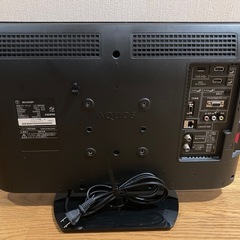 22インチ液晶テレビAQUOS の画像