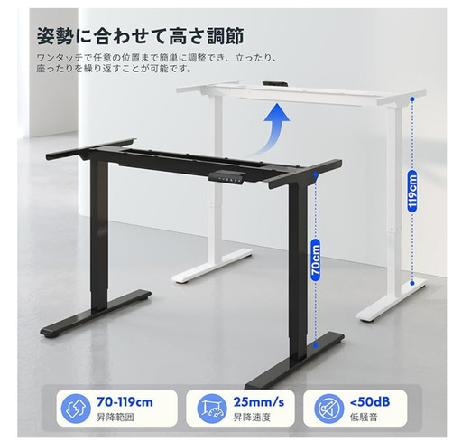 FLEXISPOT 昇降デスク スタンディングデスク EJ2