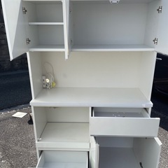 北九州市内配送無料　食器棚　スライド収納　キッチンラック等の画像