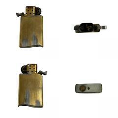 170590 現状品 ZIPPO ジッポ オイルライター 真鍮 スリム [1000023021272]の画像