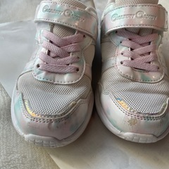 子供靴 キッズ シューズ 19.0cm 19センチ 子供用シューズ リボン 子供の画像