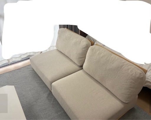 美品　ソファー Ricordo リコルド ソファ  2人掛け 2.5人 北欧 木製 おしゃれ Re:CENO 木製 おしゃれ　IKEA　リセノ　RASIK LOWYA  イケア　unico ニトリ　