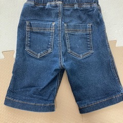 西松屋 デニムハーフパンツ 100の画像