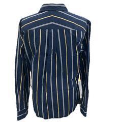 186000 Vivienne Westwood ヴィヴィアンウエストウッド 長袖シャツ 46 ネイビー ストライプ メンズ [1000027758259]の画像