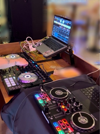 DJブース ターンテーブルDJコントローラー台technics Pioneer (パンダ