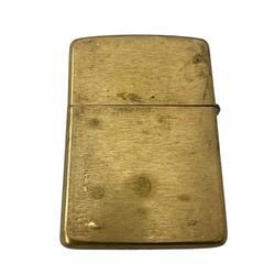 170590 現状品 ZIPPO ジッポ ZIPPO アーマー SOLID BRASS 2020年 真鍮 ライター [1000027776659]の画像