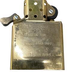 170590 現状品 ZIPPO ジッポ ZIPPO アーマー SOLID BRASS 2020年 真鍮 ライター [1000027776659]の画像