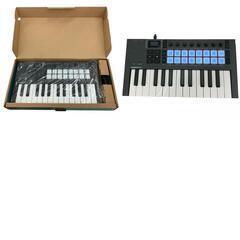 186000 現状品 LAUNCHKEY MINI　25 キーボード　通電動作確認済み　極美品★ ブラック [250825HM080048]の画像