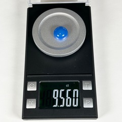 ブルーカルセドニー ルース 9.56ct 天然石 カボションカットの画像
