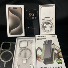 美品 iPhone 15 Pro 128GB ナチュラルチタニウム SIMフリーの画像