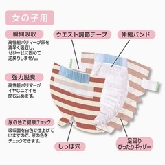 ペット用　紙オムツ　女の子用 Ｍ2袋（14枚＋12枚）計26枚の画像