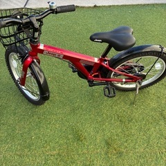 子供　自転車　JEEP 18 補助輪　ヘルメットの画像