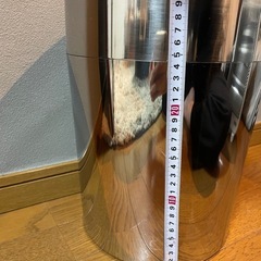 【IKEA】ステンレスゴミ箱　の画像