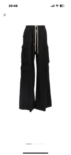 24AWリックオウエンス　ダブルカーゴジャンボべラス