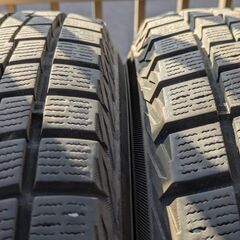 極上２０２３年ヨコハマ冬タイヤ工賃込み１５５／６５Ｒ１３　４本セット②の画像