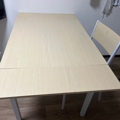 ダイニングテーブル 伸長式の画像
