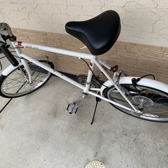 決まりました❗️自転車　白　（切替付）　の画像