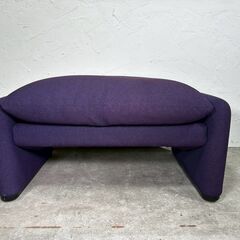 美品『Cassina』カッシーナ MARALUNGA マラルンガ オットマン スツール 定価約35万〜 RWso68の画像