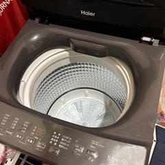 【美品】【使用1年半】洗濯機　5.5キロ　ハイアール　Haierの画像